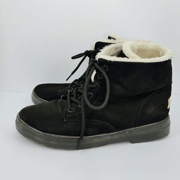 SQL Winter Boots Fauz Fur lined size 7.5 / 39 - Picture 5 of 16